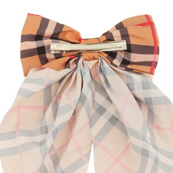 •Preppy in Plaid• Large Stylish Clip On Plaid Hair Bow 2 for $20 - Picture 5 of 6